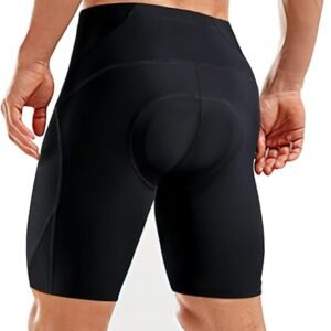 Sportneer Padded Bike Shorts for Men - 4D Padding Mens Bicycle Cycling Biking Clothing Shorts, Breathable and Absorbent