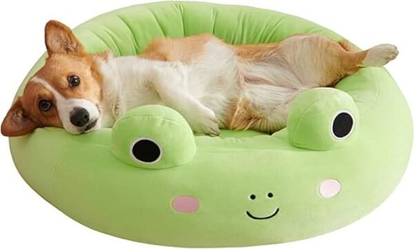 Squishmallows 20-Inch Wendy Frog Pet Bed - Small Ultrasoft Official Squishmallows Plush Pet Bed