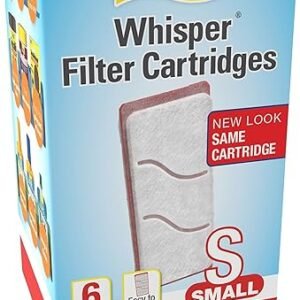 Tetra Filter Aquarium Cartidges, Removes Odors and Discoloration, Ready to Use, Small Whisper Filters, 6 Count