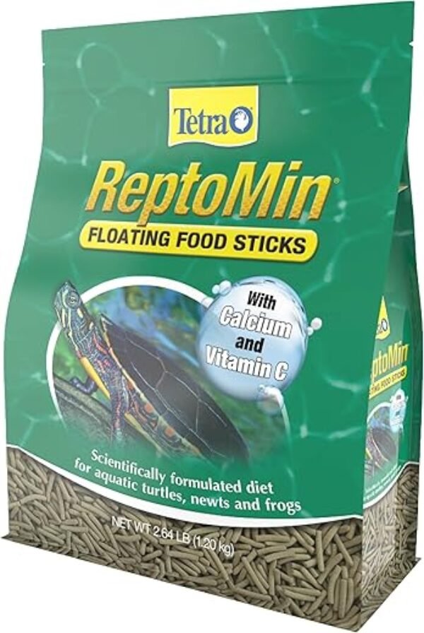 Tetra ReptoMin Floating Food Sticks, For Aquatic Turtles, Newts and Frogs, 2.65 lbs