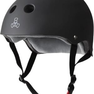 Triple Eight Certified Sweatsaver Helmet for Skateboarding, BMX, Roller Derby, Roller Skating, Inline Skating, Scooter and Bike