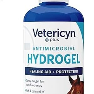 Vetericyn Plus All Animal Wound Care Hydrogel Spray | Healing Aid and Wound Protectant, Sprayable Gel to Relieve Dog, Cat, Horse Itchy Skin, Safe for All Animals. 16 ounces