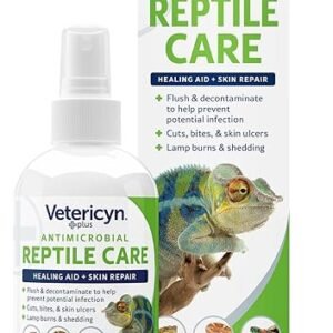 Vetericyn Plus Reptile Wound Care Spray | Reptile Skin Repair, Help Care for Reptile Wounds, Including Scale Rot, Lamp Burns, and Shedding. 3 Ounces