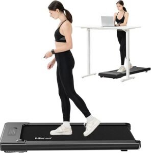 Walking Pad - Under Desk Treadmill for Home/Office, Portable with Remote Control LED Display - Ideal for Fitness Enthusiasts