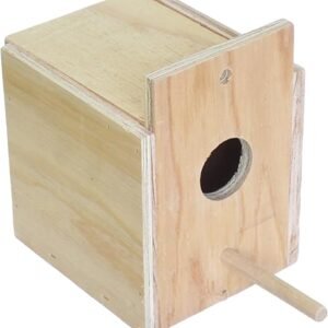 YML Assembled Wooden Nest Box for Outside Mount, Small