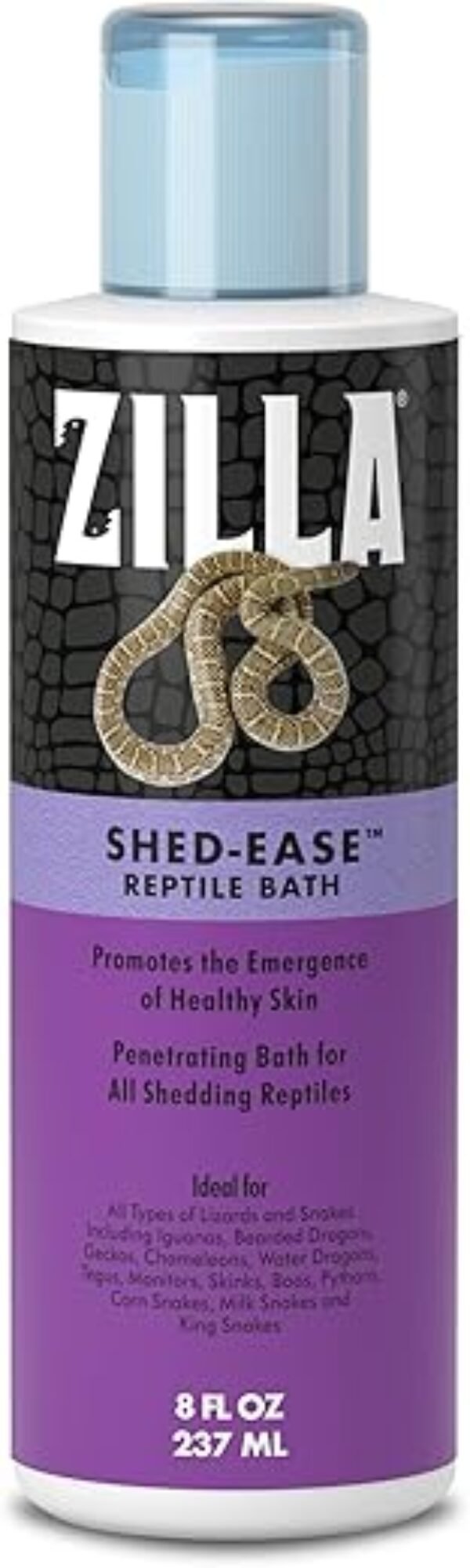 Zilla Shed-Ease Reptile Bath, Shedding Support and Penetrating Bath for All Lizards and Snakes