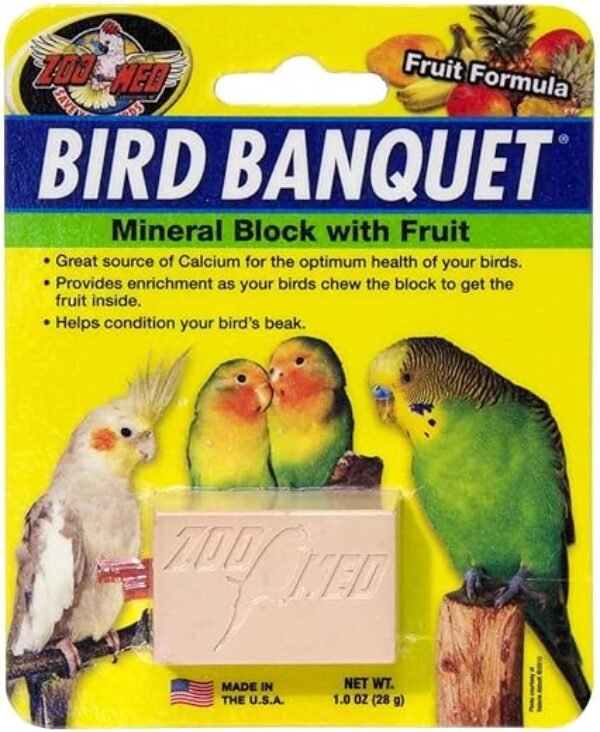 Zoo Med Fruit Bird Banquet Block Small