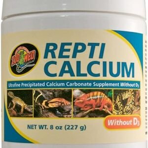 Zoo Med Reptile Calcium without Vitamin D3, 8-Ounce