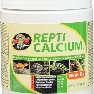 Zoo Med Reptile Calcium with Vitamin D3, 8-Ounce