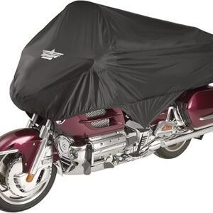4-458BK Black Touring Motorcycle Half Cover