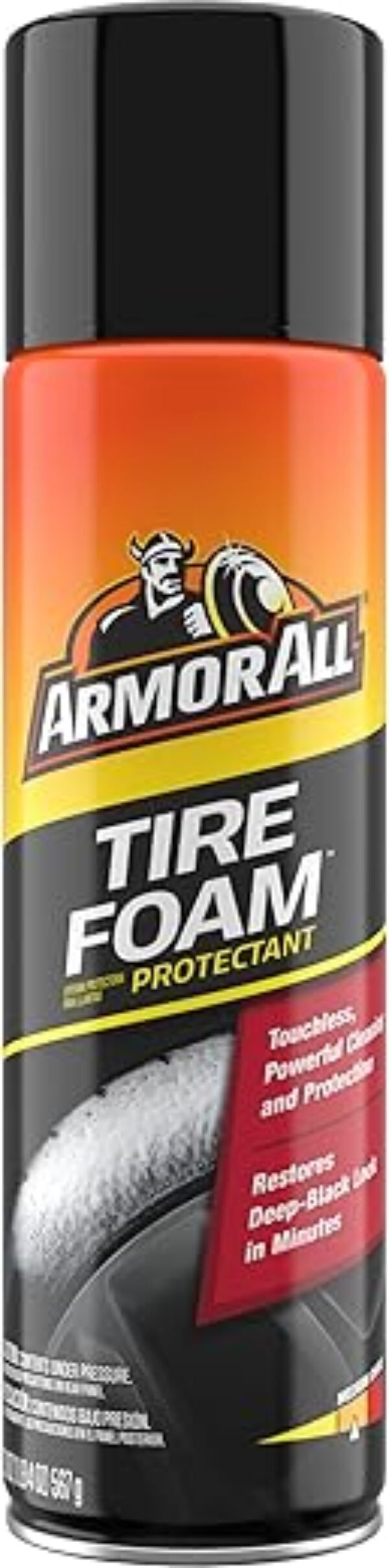 Armor All Tire Foam Protectant, Car Tire Cleaner Spray and Car Care Products, 20 oz Can
