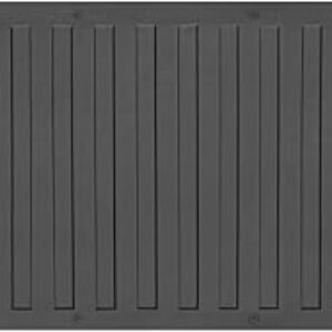 BDK-MT-600A Heavy-Duty Utility Truck Bed Tailgate Mat, 60" x 19.5" – Extra Thick Rubber Cargo Liner for Pickup Trucks with Universal Trim-to-Fit Design - Black