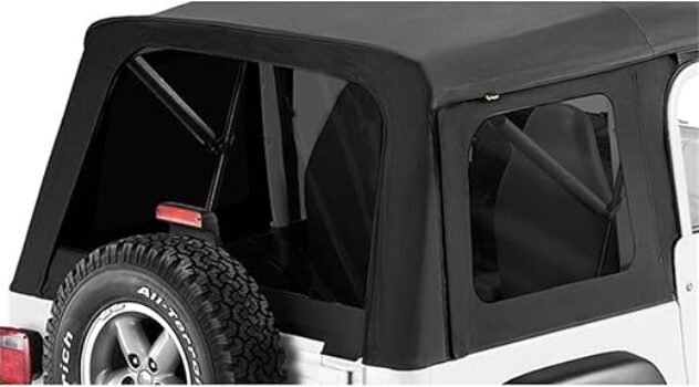 Bestop 5870935 Black Diamond Tinted Window Kits Supertop Classic Soft Tops - 1997-2006 Wrangler