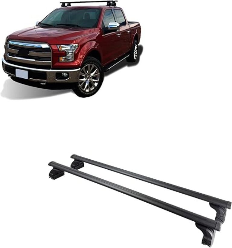Black Horse Traveler Cross Bar Black Compatible with 2013-2025 Ram 1500|2015-2025 Ford F-150|2013-2025 Chevrolet Silverado 1500|2016-2025 Toyota Tacoma-TR-60BK