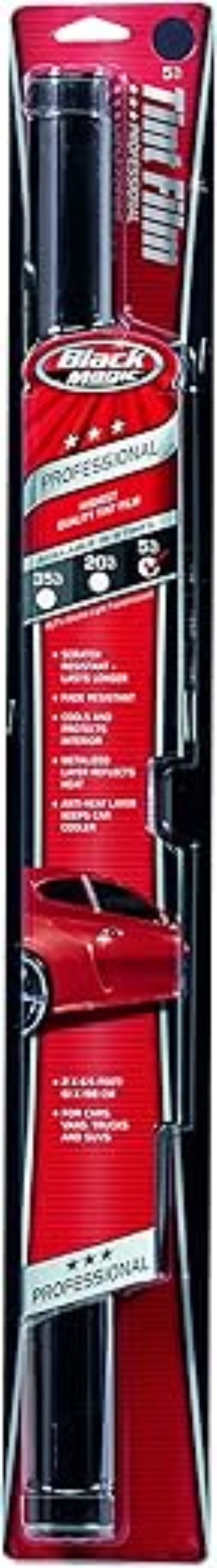 Black Magic Professional 5% VLT Tinted Window Film, Scratch-Resistant Tint for Car Windows — Black