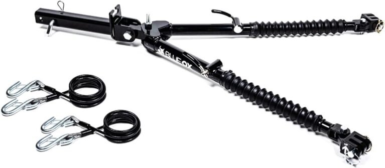 Blue Ox BX7380 Alpha II Tow Bar - "2" Receiver, Class III 6500lb. Rating, Black