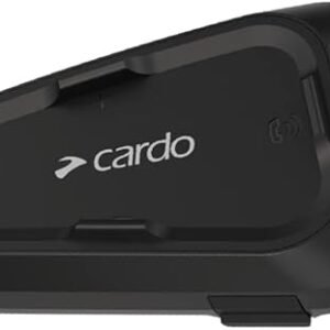 Cardo Spirit HD Motorcycle Bluetooth Communication Headset - Black, Single Pack