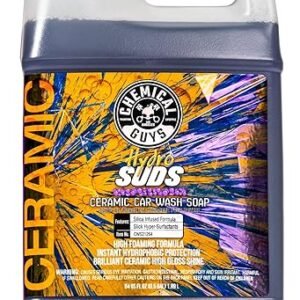 Chemical Guys CWS21264 HydroSuds Ceramic SiO2 Shine High Foaming Car Wash Soap (Works with Foam Cannons, Foam Guns or Bucket Washes) For Cars, Trucks, Motorcycles, RVs & More, 64 fl oz, Berry Scent