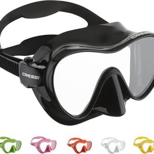 Cressi F1, Scuba Diving Snorkeling Frameless Mask - Perfect Seal Silicone Skirt - Designed in Italy by Cressi