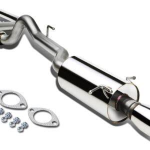 DNA MOTORING CBE-CCBT05-NRT Stainless Steel Cat Back Exhaust System [Compatible with 05-10 Chevy Cobalt 2.2L DOHC / 07-10 Pontiac G5 2.2L DOHC]