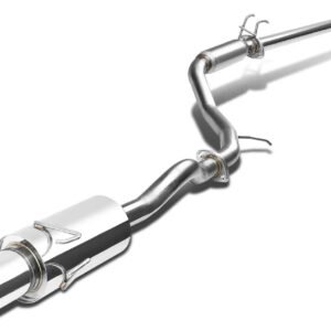 DNA MOTORING CBE-HC06EX Stainless Steel Cat Back Exhaust System [Compatible with 06-11 Honda Civic EX 1.8L]