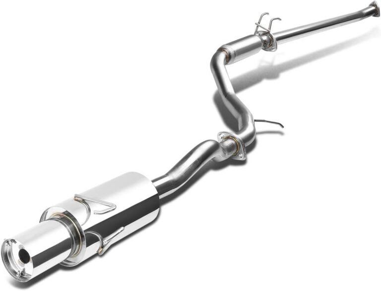 DNA MOTORING CBE-HC06EX Stainless Steel Cat Back Exhaust System [Compatible with 06-11 Honda Civic EX 1.8L]