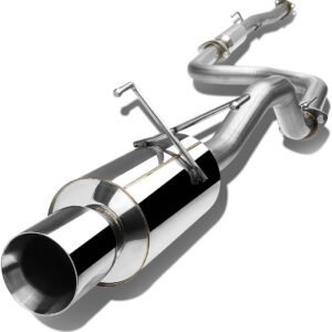 DNA MOTORING CBE-HC922-NRT Stainless Steel Cat Back Exhaust System [Compatible with 92-00 Honda Civic Coupe/Sedan]