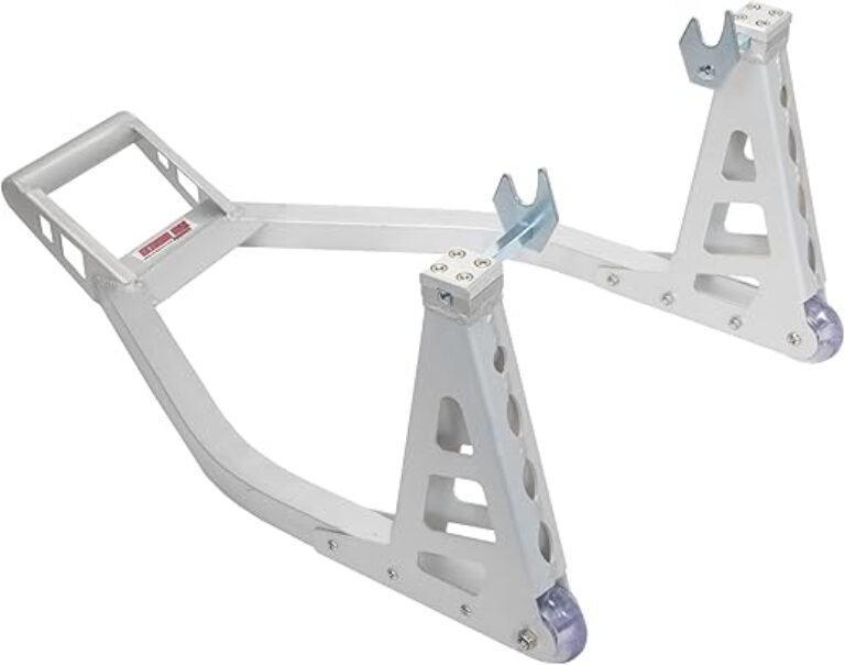 Extreme Max 5001.6738 Aluminum Low Profile Rear Motorcycle Spool Stand - 700 lb. Capacity