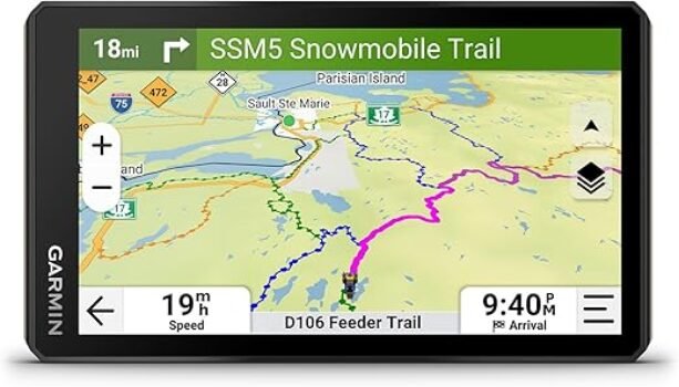 Garmin Tread® 2, Powersport Navigator, 6" Glove-Friendly Display, Built for Extreme Weather, Preloaded Mapping, Snowmobile Trails for U.S. and Canada