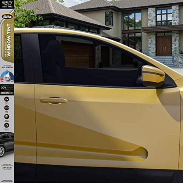 Gila® Heat Shield Plus™ 20% VLT Automotive Window Tint DIY Extra Heat Control Glare Control 2ft x 6.5ft (24in x 78in)