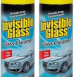 Invisible Glass 91164-2PK 19-Ounce Foam Cleaner for Auto and Home for a Streak-Free Shine, Deep Cleaning Foaming Action, Safe for Tinted and Non-Tinted Windows, Ammonia Free, Pack of 2