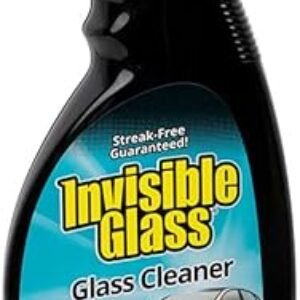 Invisible Glass 92164 22-Ounce Premium Glass Cleaner and Window Spray for Auto and Home Provides a Streak-Free Shine on Windows, Windshields, and Mirrors is Residue and Ammonia Free and Tint Safe