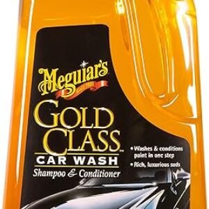 Meguiar's Gold Class Car Wash - Get Professional Results in a Foam Cannon or as a Bucket Wash - Get a Clean and Glossy Finish That's Safe for All Paint Types - 64 Oz