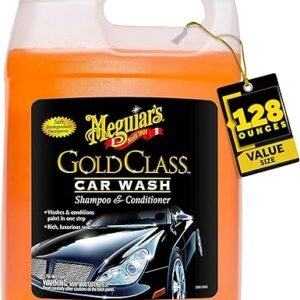Meguiar's Gold Class Car Wash, Car Wash Foam for Car Cleaning - 1 Gallon Container