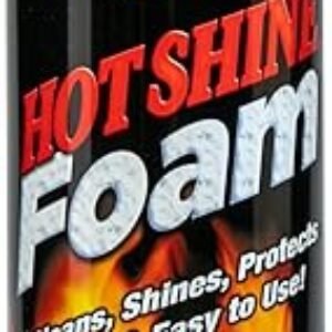 Meguiar's Hot Shine Tire Foam - High Goss Tire Shine that Cleans, Shines, and Protects in One, Deep, Black Shine with Conditioners and UV Protection to Help Keep Tires Looking Like New, 19 Oz Aerosol