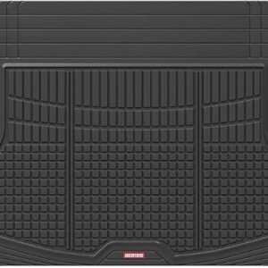 Motor Trend Premium FlexTough All-Protection Cargo Mat Liner – w/Traction Grips & Fresh Design, Heavy Duty Trimmable Trunk Liner for Car Truck SUV, Black (OF-985-BK)
