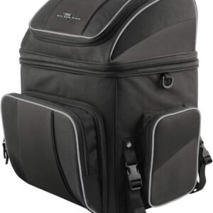 Nelson Rigg Route 1 Destination Backrest/Sissy Bar Rack Bag; Fits Harley Davidson, Indian, Yamaha & Suzuki Motorcycles