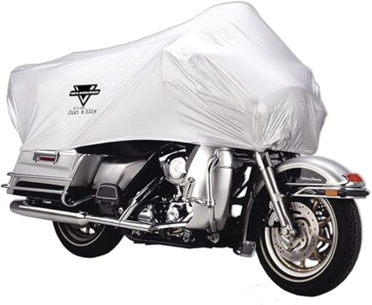 Nelson Rigg XL Motorcycle Half Cover All-Weather, 100% Waterproof, Taped Seams, Free Stuff Sack, Fits most Touring motorcycles Harley Davidson Ultra or Honda Goldwing