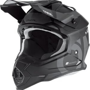O'NEAL 2 SRS SLICK HELMET BLK/GRY L