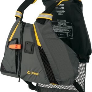 Onyx U.S. Coast Guard and Transport Canada Approved MoveVent Dynamic Paddle Vest for Adults for Kayaking, Canoeing, Stand Up Paddleboarding
