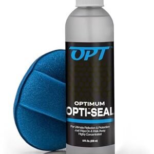 Optimum Opti-Seal Polymer Paint Sealant Spray for Automotive Paint and Interior Car Detailing, Includes Detailing Applicator Pad (8 oz)