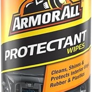 Original Protectant Wipes by Armor All, Car Interior Cleaner Wipes with UV Protection to Fight Cracking & Fading, 30 Count
