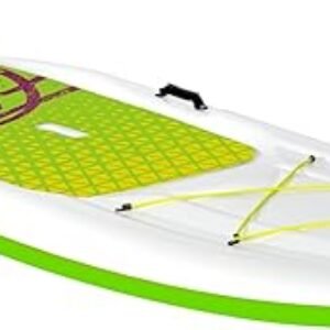 Pelican - Flow 106 Hardshell Stand-Up Paddle Board - Lightweight Board with a Bottom Fin for Paddling, Non-Slip Deck - Perfect for Youth & Adult - 10.2 ft