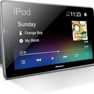 Pioneer DMH-T450EX 9" Capacitive Touchscreen, Floating Display – Alexa, Bluetooth, Backup Camera, FLAC, Short Chassis, USB, AM/FM Radio, 13-Band EQ, RCA Preouts