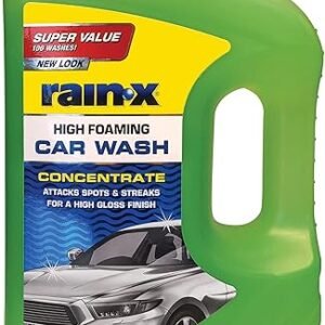 Rain-X 620191 Foaming Car Wash - 100 fl oz. High-Foaming, Concentrated Formula for Greater Cleaning Action, Safely Lifting Dirt, Grime and Residues for an Exceptional Clean