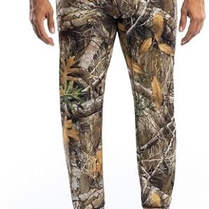 Realtree Men's Polyester Performance Baselayer Thermal Underwear Long Johns Bottom