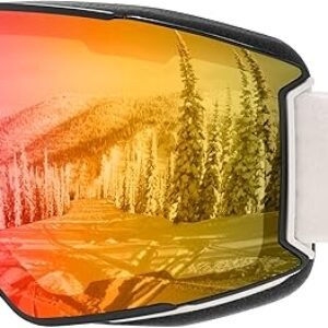 Retrospec Zenith Ski Goggles - Snowboard Goggles for Men, Women, Boys & Girls - 100% UV Protection, Anti-Fog Snow Goggles