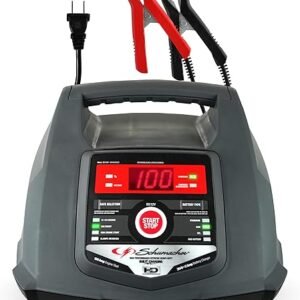Schumacher Electric Fully Automatic Car Battery Charger & Engine Starter - 6V / 12V Battery Charger & Maintainer - for Standard, AGM, Gel & Deep-Cycle Batteries - Reverse Hook-Up Protection - SC1281