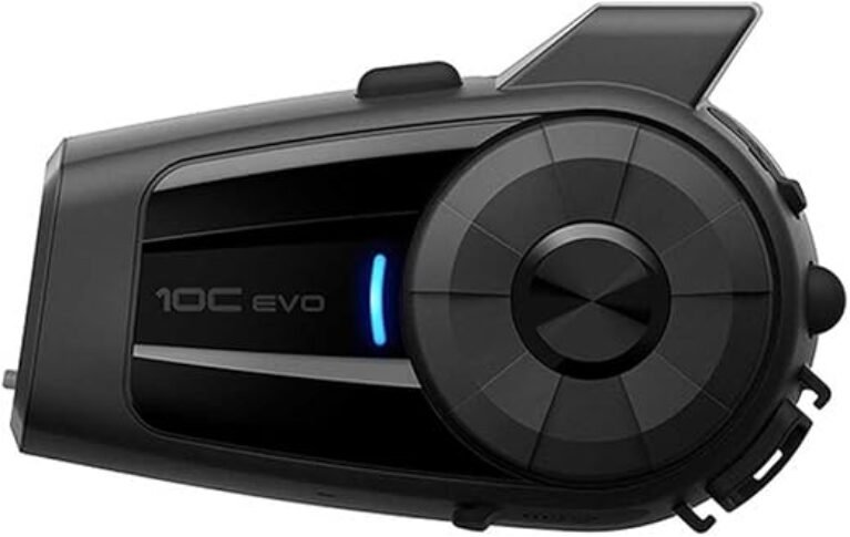 Sena 10C EVO Motorcycle Bluetooth Camera & Communication System with HD Speakers