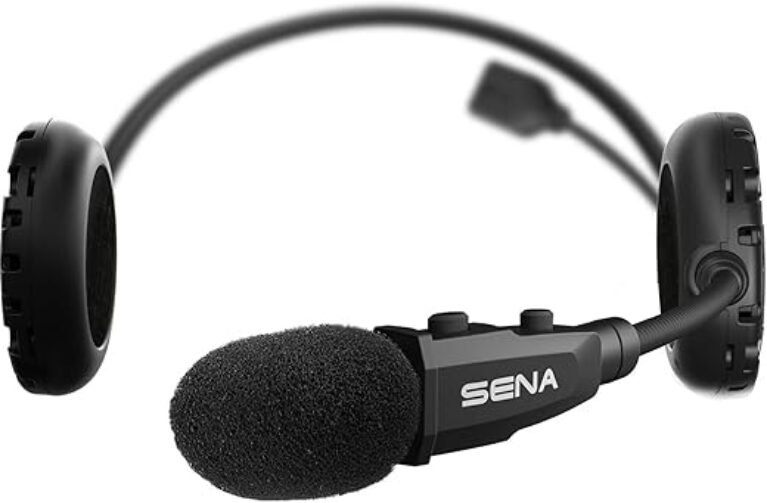 Sena 3S Plus Boom Motorcycle Bluetooth Headset, Black